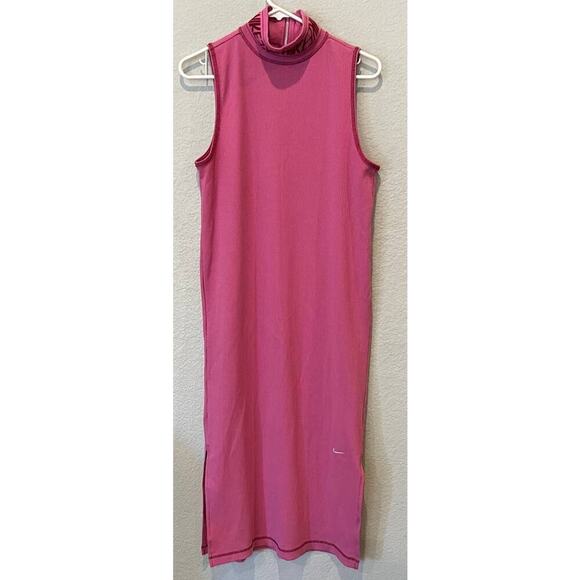 Nike Sportswear Sleeveless Mock Neck Dress Size Medium - Picture 6 of 8